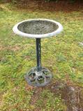Metal bird bath $ 60.00