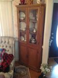 Vintage corner cabinet $ 300.00