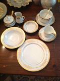 Mikasa Colony Gold 5860 set $ 200.00 (serving for 6)