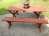 Wood picnic table $ 140.00