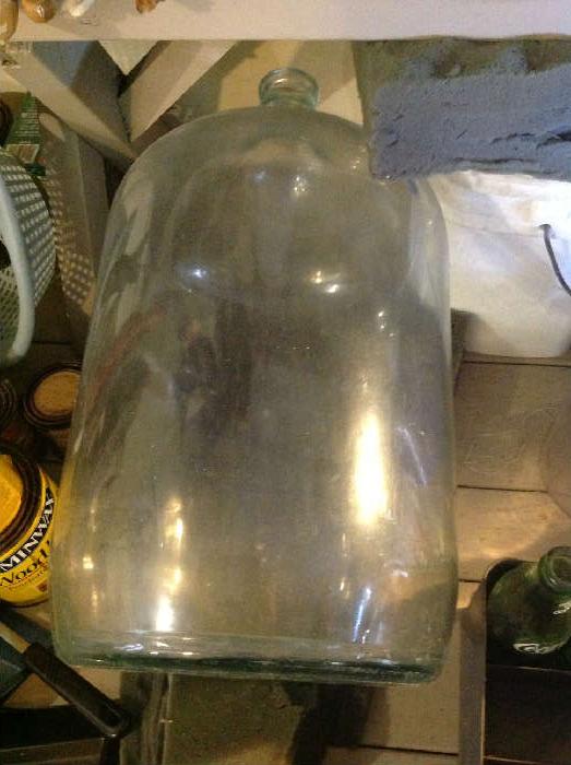 Vintage Large Glass Bottle - $ 40.00