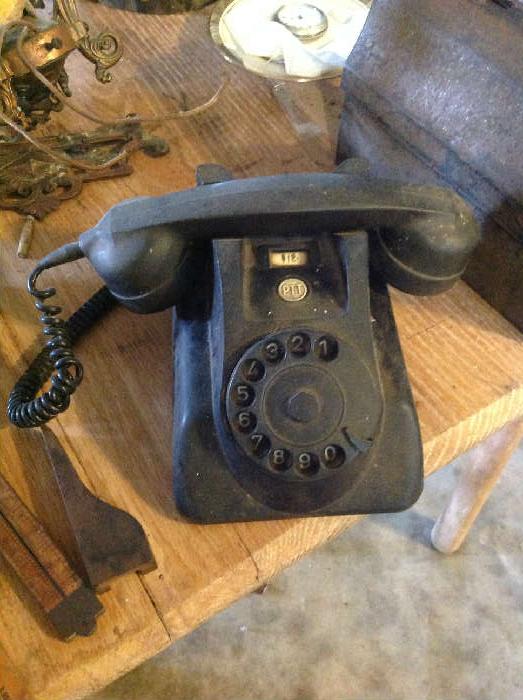 Antique Telephone - $ 30.00