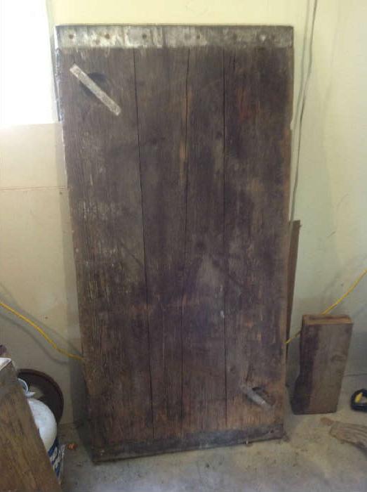 Vintage ship's hatch - perfect for restoration or table top - $ 100.00
