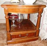 Glass topped end tables (2) - $ 150 for both.