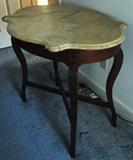 Marble topped table - $ 75.