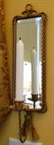 Item # LR4 - (2) Mirrored candle wall sconces $ 30.00 for both.