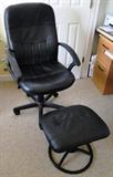 Item # DEN2 - Computer chair with ottoman $ 100.00