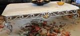 Item # L15 - granite topped coffee table $ 300.00.