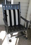 Item BP4 - Resin Green Rocker with cushion back $ 80.00