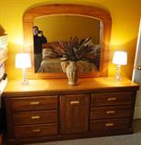 Item 2BD11 - Dresser with mirror - sold with Items 2BD10 and 2BD12 for $ 800.00