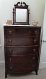 Item BD1-1 Antique Men's chest with small mirror $ 200.00