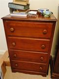 Item O35 - Small wood dresser $ 35.00