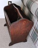Item FR11 Wood magazine rack $ 20.00