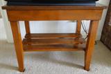 Item FR2 Wood TV Stand $ 20.00