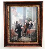 Item LR11 Nelson George Washington framed print $ 50.00