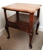 Items MB4 and 5 - Set of (2) wood end tables $ 50.00 each.
