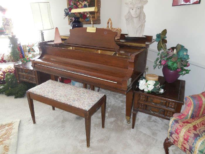 Mason & Hamlin grand piano.  Great condition