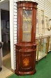 Corner Cabinet with inlaid door