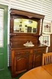 Nice Mirror Back Kitchen Dresser
