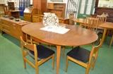 Mid Century Dining Table & Chairs