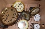 Box Lot of assorted Clock Faces