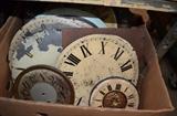 Box Lot assorted clock faces