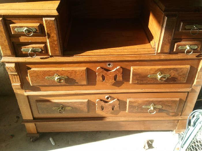 Antique Oak Dresser $225