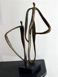 Sleepwalkers by Ivy Steele, Bronze (20.5" tall. Base is 4.6" x 6").  Inventory No. 55