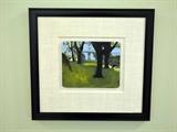 Paint on Board, by Catherine Maize (14.5" x 13" including frame).   Inventory No. 31