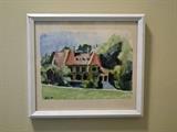 Watercolor, 1978 by Catherine Maize (8.5" x 9.75" including frame).   Inventory No. 32
