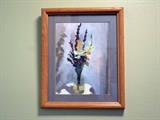 Gouache on Paper, by Catherine Maize (11" x 9" including frame).   Inventory No. 36
