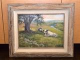 Oil on Canvas, by Bonnie Anderson (21" x 18" including frame).  Inventory No. 53