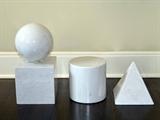 Marble Geometric Forms.  Inventory No. 64