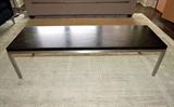 Room & Board 54 x 18 Ebony Top Coffee Table.  Inventory No. 67