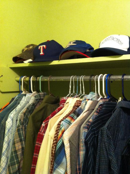                     Consigned men's  clothes & hats