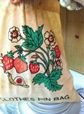                             Vintage clothes pin bag