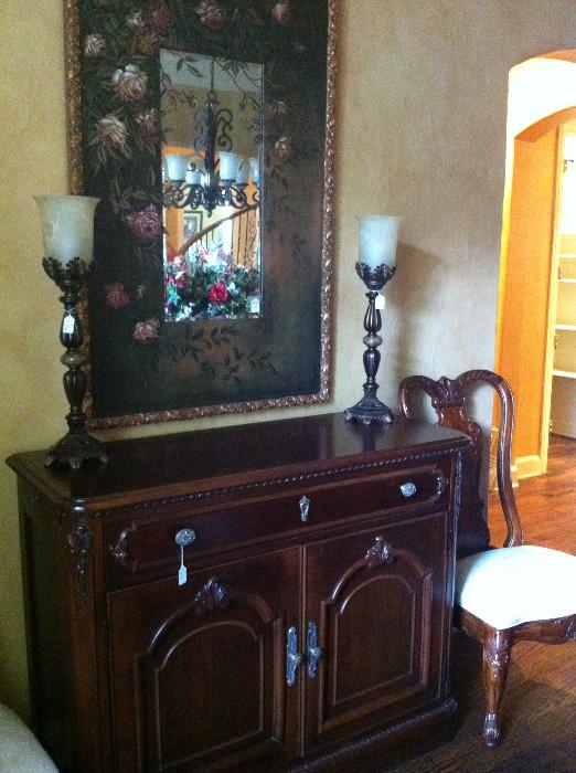 Dining room server matches the china cabinet & table
