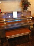                           Wurlitzer piano & bench