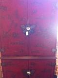                                    Asian TV armoire
