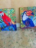                          Large & colorful bird art