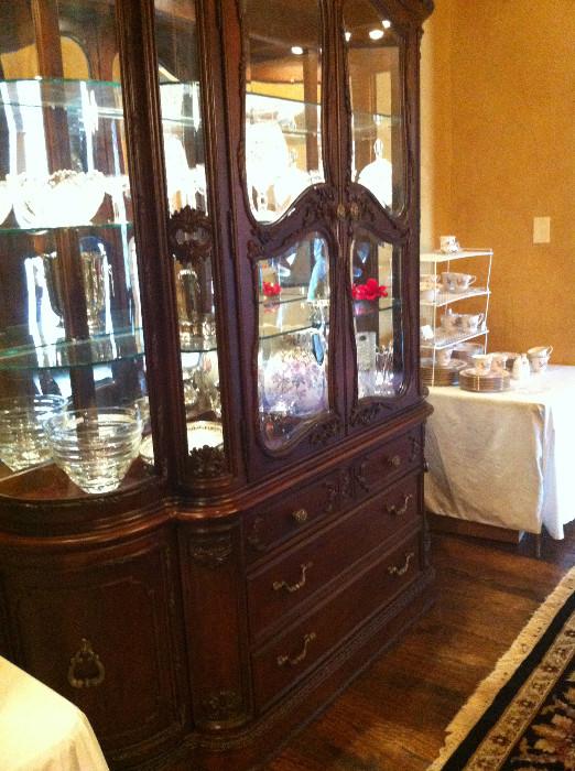               Exceptional dining room  china cabinet