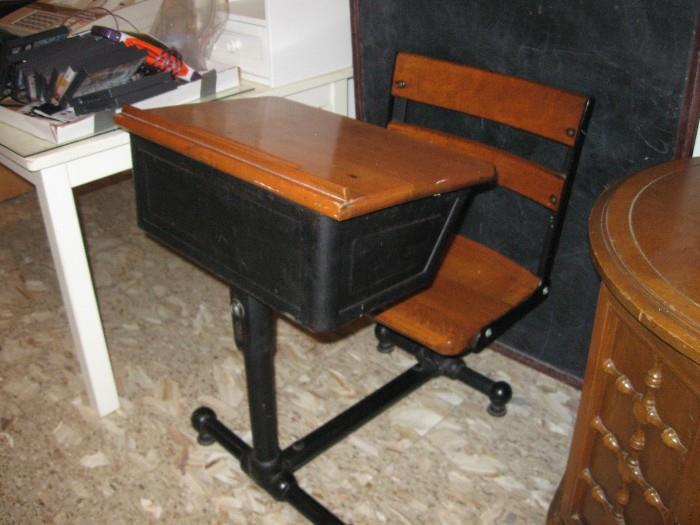 Old school room desk