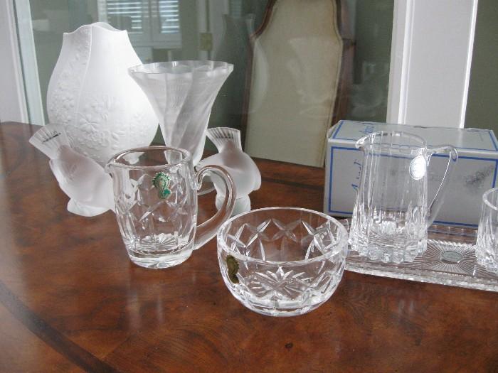 Waterford and Lalique