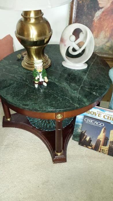 MARBLE TOP TABLE.....