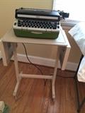 Two items: vintage typewriter table and vintage typewriter. Table is in excellent condition and typewriter works well.