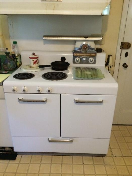 Raymond Loewy designed late 1940s Frigidaire stove.