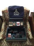 Original Atari gaming system with all cords, controllers and tons of games, including a few with some value.