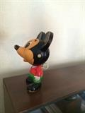 Vintage talking Mickey Mouse. Jaw moves and string pulls. Voice is perfect and says more than one phrase.