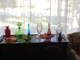 Bright and colorful mid century modern glass variety.