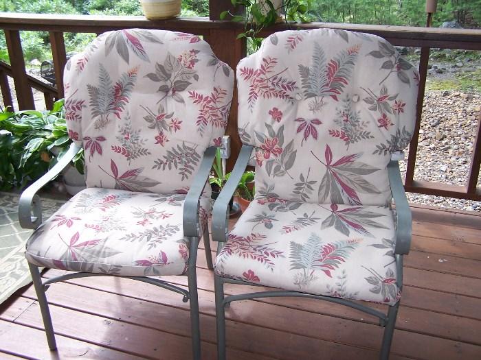 Two patio  chairs go with set